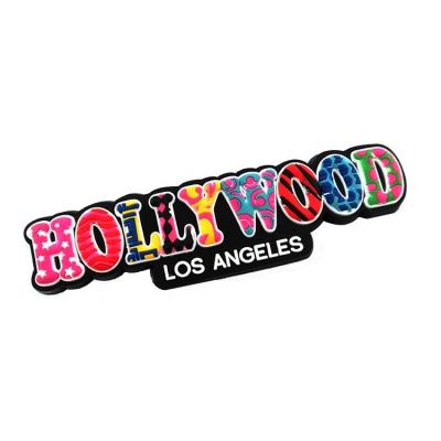 China Shape Hollywood Los Angeles Las Vegas Popular Tourist Fridge Magnets Magnetic Sticker Souvenir Decoration for sale