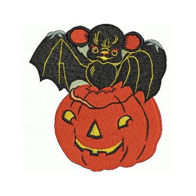 China Viable Halloween Stickers Pumpkin Scarecrow Custom Iron On Patches Embroidered Patch For Apparel for sale