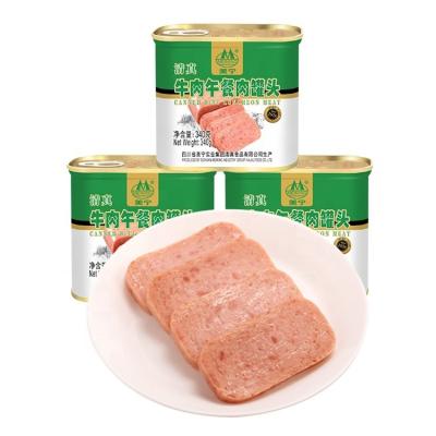 China Canned Halal food canned Beef Luncheon Meat Canned beef canned halal food export to Muslim countries for sale