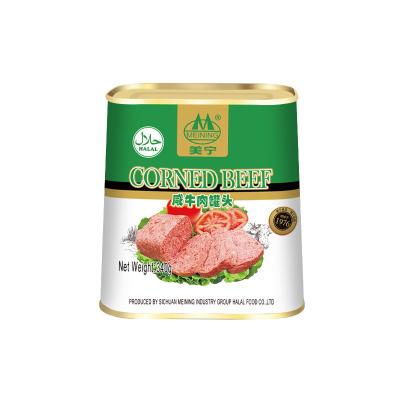 China Canned Halal certificated corned beef Luncheon Meat canned beef corned beef Canned ready to export for sale