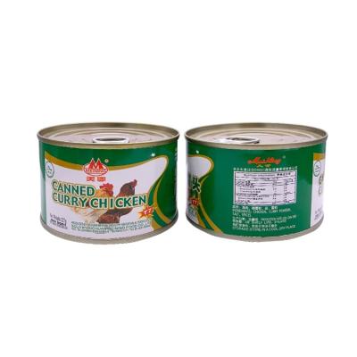 China Hot Sale Factory Supply Custom Canned 312g 227g 142g Canned Curry Chicken Canned Meat for sale