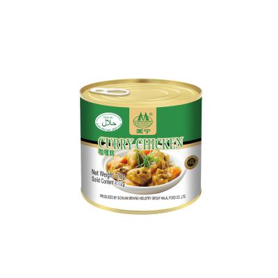 China 312g Canned Curry Halal Certificated Chicken Canned Chicken Canned Halal Food for sale