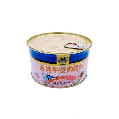 China Canned pork luncheon meat price fish tin can canned luncheon meat for sale