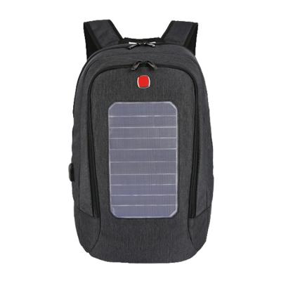 China With USB Wholesale Men's Anti-theft Left Power Backpack Outdoor Waterproof Usb Charging Unisex Fashion Sunpower Solar Backpack for sale