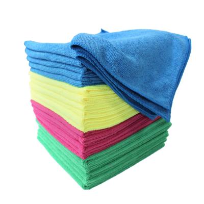 China Sustainable Durable Microfiber Cleaning Cloth High Quality Universal Use Lint Free Cleaning for sale