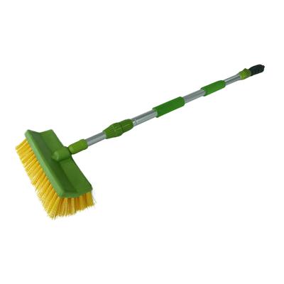 China Water-Through Brush OEM Customized 80 Inch Extension Wash Water Flow-Through Extendable Poles Telescoping Brush Powered By Rod Car for sale