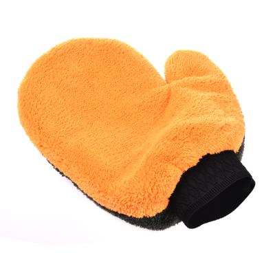 China Wholesale Best Quality Custom Car Wash Microfiber Car Wash Mitt With Logo Wash Mitt Car Cleaning Manufacturer Quality Hot Selling Microfiber for sale