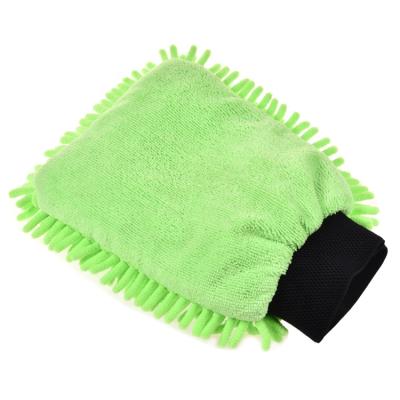 China Cheap Custom Microfiber Car Wash Manufacturer Chenille Car Wash Mitt With Logo Wash Mitt Car Cleaning Wholesale Hot Selling Microfiber for sale