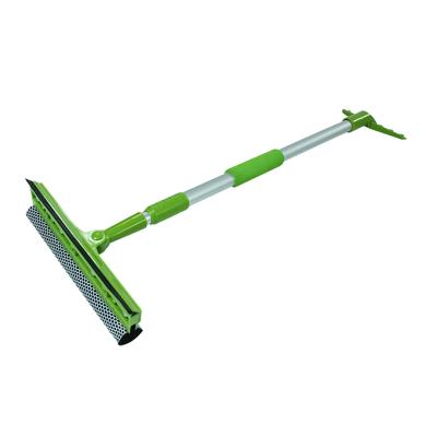 China Customized Sustainable 3 In 1 Long Post Household Telescopic Aluminum Window Ice Scrapers And Seal With Squeegee for sale