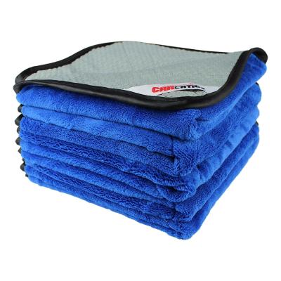 China Shammy Waffle Weave Polish Wax Custom Logo Plush Microfiber Car Wash Drying Polish Towel Wholesale Best Quality Car Towel Custom For Dry Car for sale