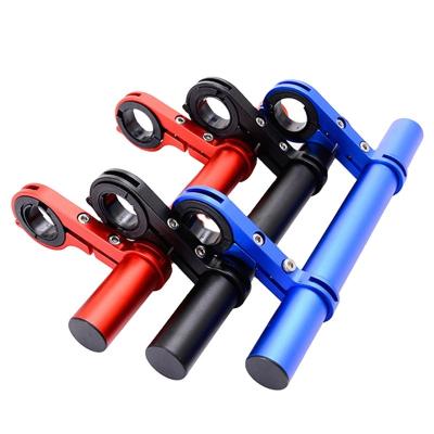 China Multifunctional Metal Bicycle Extension Frame Aluminum Alloy Flashlight Bicycle Accessories for sale