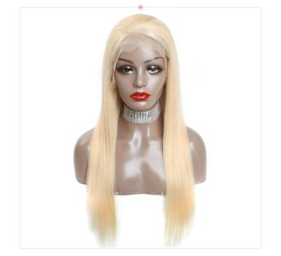 China Silky Straight Wave Ross Pretty 613 Blonde Lace Bandage Wig With 13*4 Lace Frontal Wig High Quality Straight For Pre Plucked Color Women Wig for sale