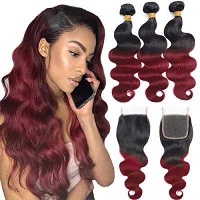 China Curly Curl Cuticle Aligned 4x4 5x5 Lace Frontal Bone Transparent Extension Two Tone Straight Hair Bundles With Closure for sale