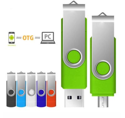 China Gift Logo Creative OTG USB Dual-Use 128GB Customized Mobile Phone USB Flash Drive Computer Computer Mobile Phone for sale