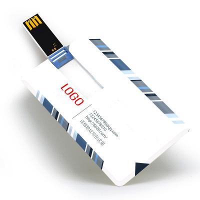 China Gift 4GB-64GB Gift Card Type Custom Printing USB Business USB Drive Flash Card Gifts for sale