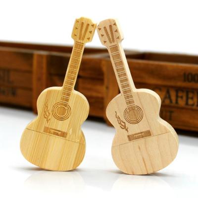 China Wooden Flash Drive 8GB 16GB 32GB Business Gift Custom Violin USB Flash Drive Wooden USB Drive for sale