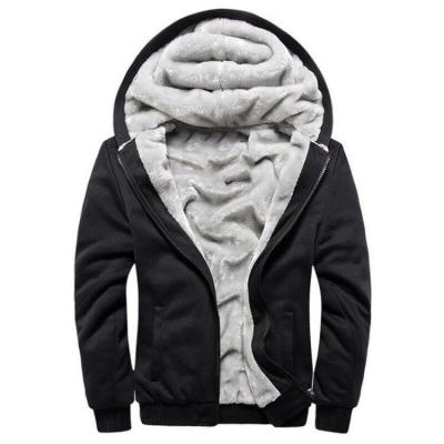 China Autumn Breathable Winter Fleece Thick Warm Hooded Plus Size Men Outdoor Fur Coat for sale