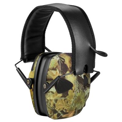 China Electronic Earmuff ANSI Earmuff EM026 Camouflage Shooting Safety Earmuff Hearing Protection Earphones Pulling Safety Earmuff for sale