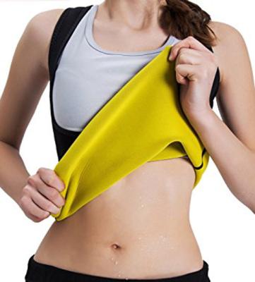 China Antibacterial Custom Waist Cincher Shaper Sauna Suit Sweat Vest Women Neoprene Waist Trainer Slimmer For Weight Loss for sale