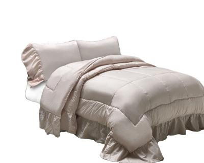 China Wholesale 6D Washable Comforter Set Cool Feeling Embossed Bed Cover Comforters Reversible Bed Spread Bed Comforter Microfiber Fabric for sale