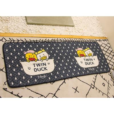 China High Quality Anti-slip Custom Design Anti-Slip Natural Easy Clean Kids Floor Play Mat 100% Cotton Outdoor Baby Cotton Floor Door Mat for sale