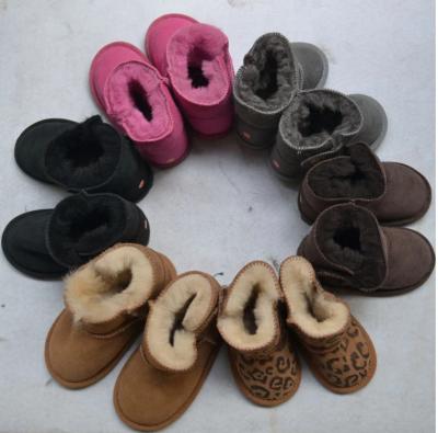 China Fashion Trend Winter Warm Children's Snow Boots Manufacturers Custom Sheepskin All-in-one Boys and Girls Shoes for sale