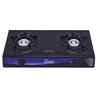 China High Quality Household Stainless Steel Double Burner Gas Stove Automatic Cooker for sale