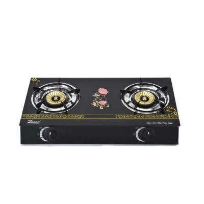 China Promotional Good Quality Household Burner Stove Tempered Glass Tabletop Gas for sale