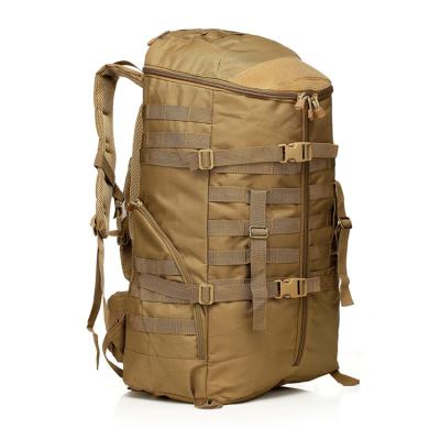 China Chenhao Waterproof Hiking Rucksack Military Bug Out Rucksack Mountaineering Backpack 65L Tactical Rucksack With Internal Frame for sale