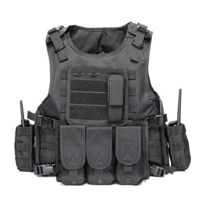 China Chenhao MOLLE Waterproof System Adjustable Tactical Vest with Magazine Pouch Intercom Ladle Medical Restraint Belt for sale