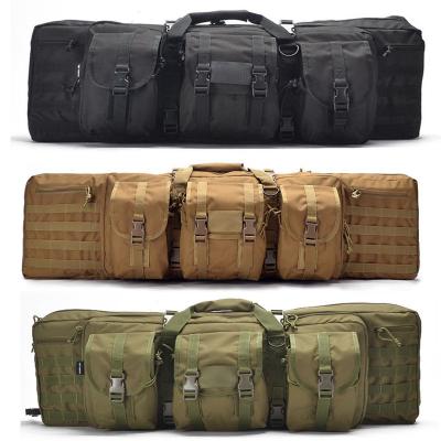 China Factory New Factory New High Quality OEM Chenhao Air Rifle Soft Case Double With Backpack Style Straps Fishing Backpack Gun Bag for sale