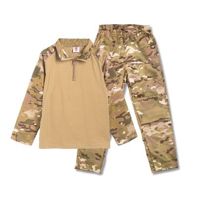 China Chenhao Breathable New Item In Camouflage Clothes Tactical Army Kid Running Military Long Sleeves Pants Jackets Kids Uniforms for sale