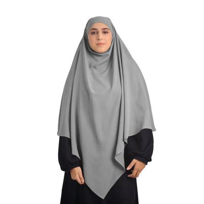 China Muslim Clothing Nida Prayer Hijab Tie Back Aerial Khimar Jilbab Niqab Hijab Islamic Jilbab Niqab Dress for sale