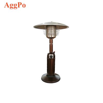 China Outdoor Gardening Umbrella Shaped Heater Adjustable Outdoor Freestanding Gas Table Heater Vertical Desktop Comic Patio for sale