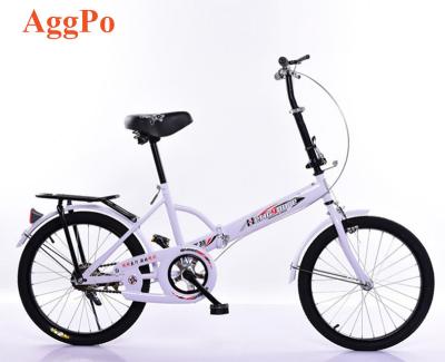 China Folding High Carbon Steel Mini Bicycle 20 Inch Folding Steel Bike for sale