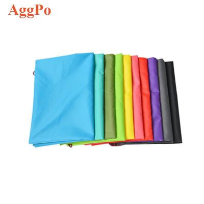 China Portable Picnic Mat Waterproof Camping Leisure Mat Pocket Beach Mat 210T Moisture Proof Outdoor Grid Fabric 1/1.5/2M for sale