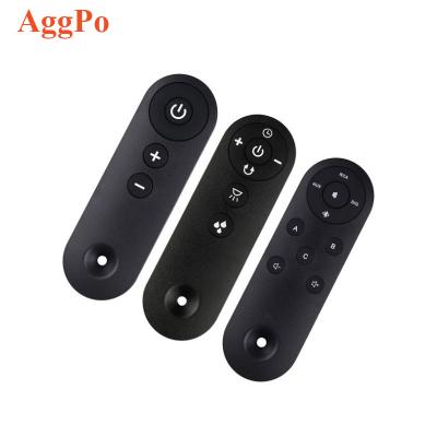 China Wireless Infrared Remote Control Home Appliances Silicone Universal RF Remote Control TV Digital 118*38mm 433MHZ 2.4G 3/6/7/10 Keys 433MHZ 2.4G for sale