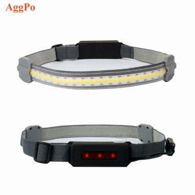 China USB Rechargeable COB Spotlight Camping LED Waterproof Headlamp for Camp Travel Hike Climb Tower Run for sale