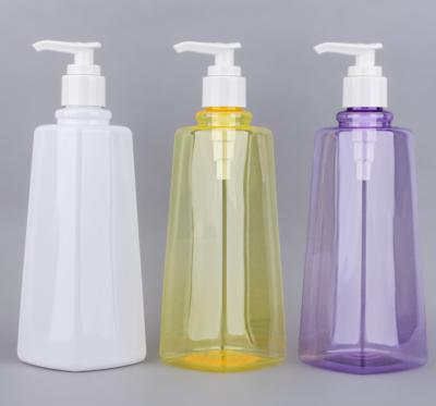 China Factory High Quality Personal Care OEM 400ML PET Bottle Lotion Bottle Shampoo Plastic Bottle for sale