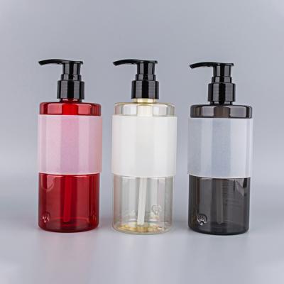 China Personal Care Supplier Custom Empty Luxury Plastic Seal 16Oz 500Ml Pump 300ml Shampoo Bottle Packaging for sale