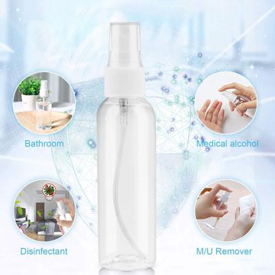 China Custom Clear Factory 30Ml 50Ml 60Ml 80Ml100Ml Mini Spray Plastic Pet Empty Personal Care Spray Bottle Atomizadores for sale