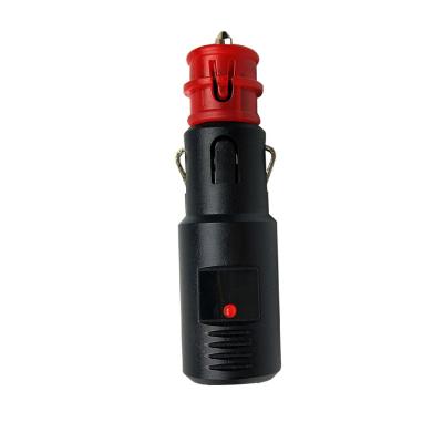 China No DC 12V 8A Cigarette Lighter Vehicle Car Socket With LED Light for sale