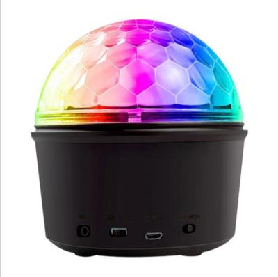 China Garden Small Crystal Ball Lamp Night Lights KTV Bars Wireless Star LED Projection Stage Laser Light for sale