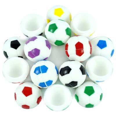 China Customizable Colorful Logo Soccer Silicone Container Portable Food Grade Freshness Preservation Wholesale Mini Silicone Container for sale