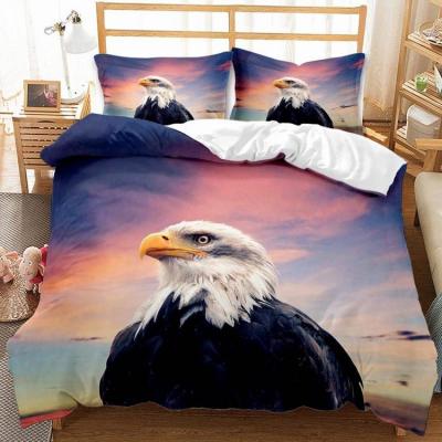 China Viable Customized Design 3D Printing Bed Sheet / Quilt Cover Set for sale