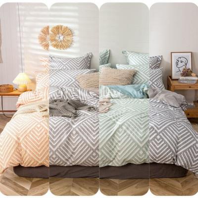 China Shabby Chic Embroidery Quilt Solid Jacquard Bedding Comforter for sale