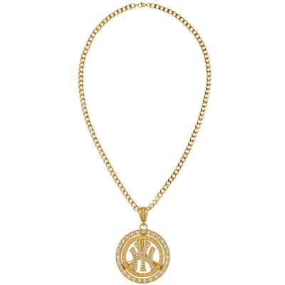 China CLASSIC 2021 Gold Plated New Design Jewelry 24k Gold Imitation Jewelry Dubai Men's Fashion Hot Sale Chain Necklaces for sale