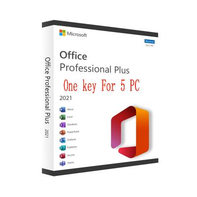 China 100% Genuine Office 2021 Plus Pro License Digital Working Keys Send Email Online Activate Key Office 2021 Plus Pro 5pc for sale