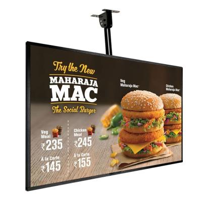 China HD Poster TV Led Light Box Electronic Display Advertising Screen Menu Board 32 for sale