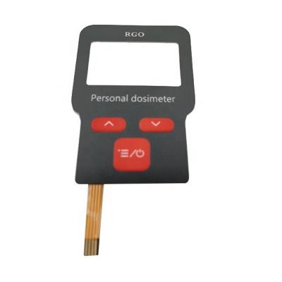 China Home Appliance Control Panel Buttons Membrane Switch With Back Adhesive for sale